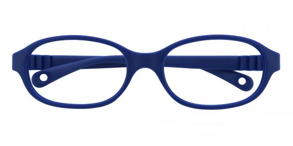 Kid's Oval Eyeglasses Full Frame TR90 Blue - FP1590