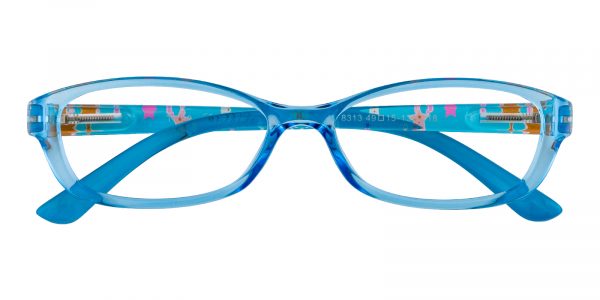 Kid's Oval Eyeglasses Full Frame TR90 Blue - FP1854