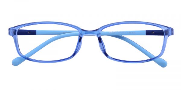 Kid's Rectangle Eyeglasses Full Frame TR90 Blue - FP1756
