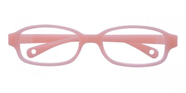 Kid's Rectangle Eyeglasses Full Frame TR90 Pink - FP1600