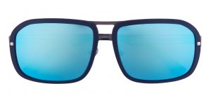 Men's Aviator Sunglasses Full Frame TR90 Blue/Blue mirror-coating - SUP0413
