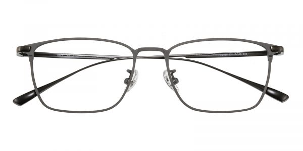 Men's Classic Wayframe Eyeglasses Full Frame Titanium Gunmetal - FT0256