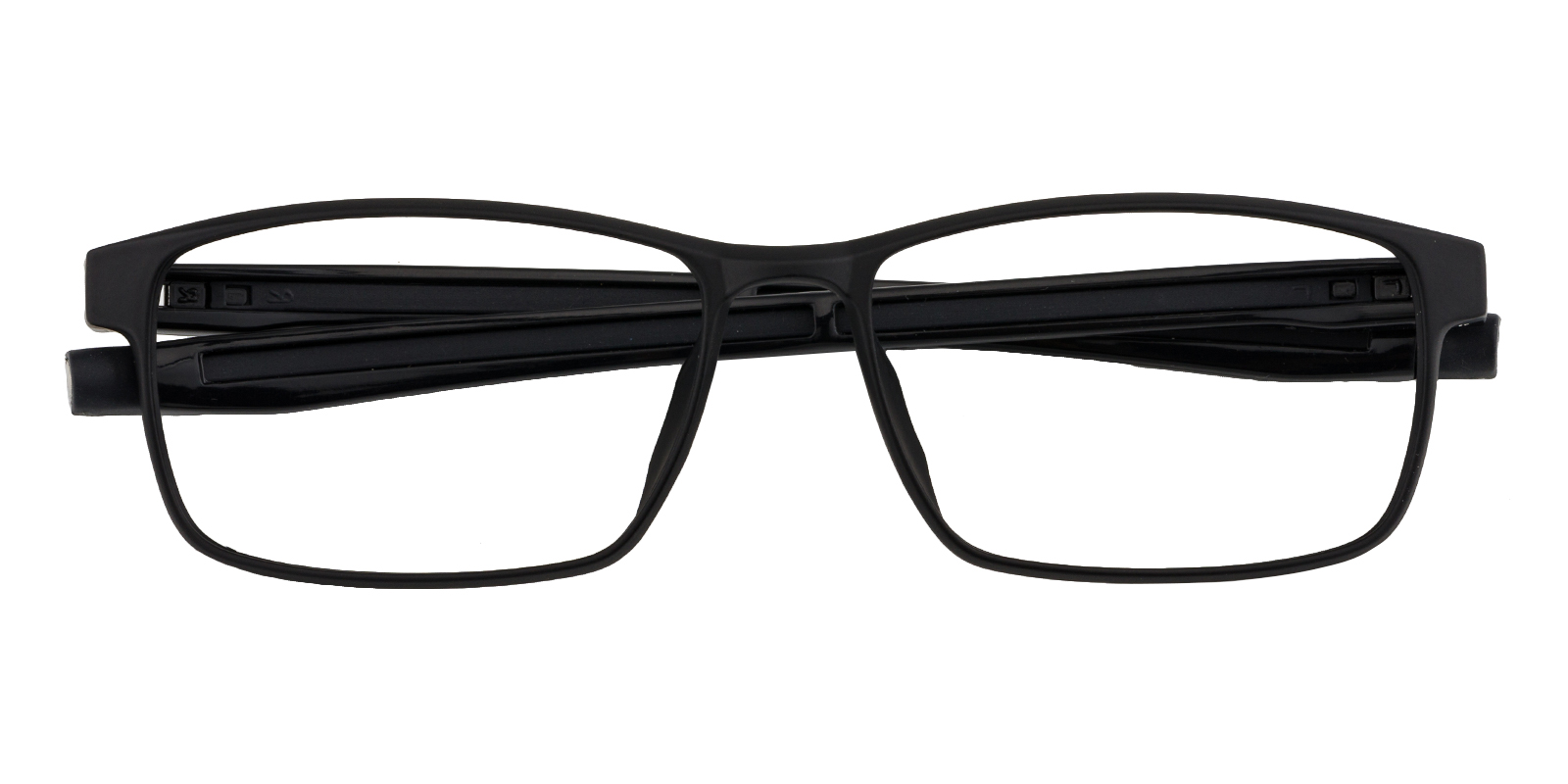 Men S Rectangle Eyeglasses Full Frame Tr90 Black Fp1909