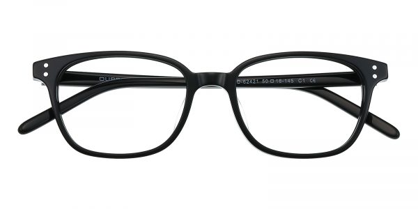 Unisex Classic Wayframe Eyeglasses Full Frame Plastic Black - FZ1317