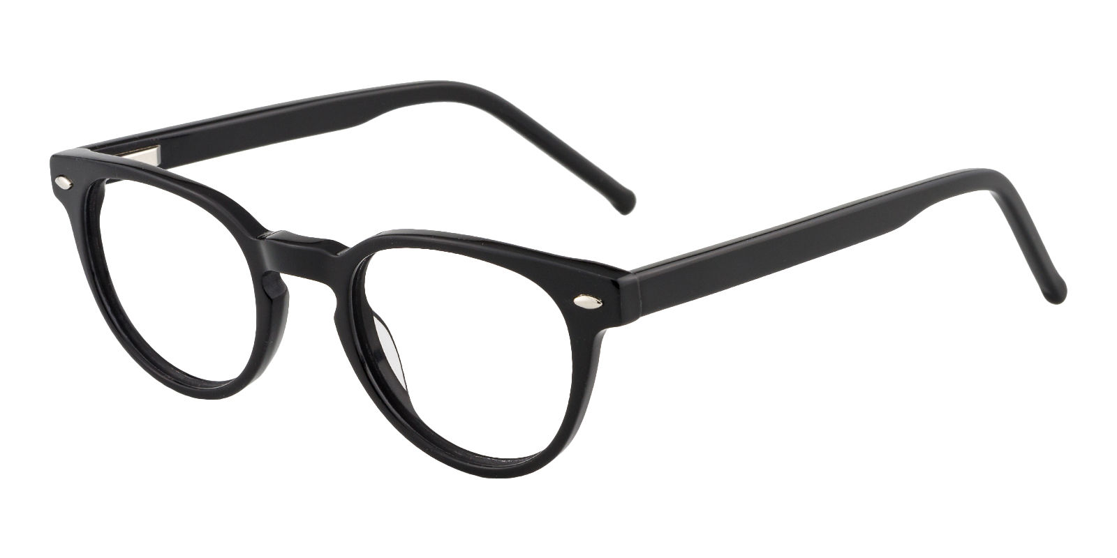 Unisex Classic Wayframe Eyeglasses Full Frame Plastic Black Fz1350