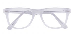 Unisex Classic Wayframe Eyeglasses Full Frame Plastic Crystal - FP1737