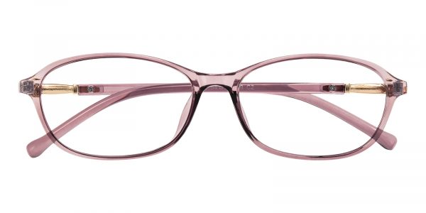 Women's Oval Eyeglasses Full Frame TR90 Lavender - FP1783