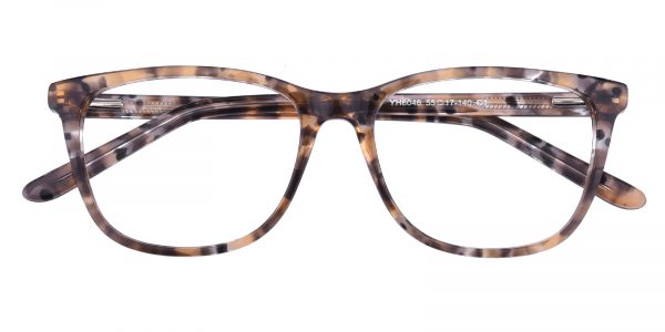 Women's Rectangle Eyeglasses Full Frame Plastic Tortoise - FZ1268