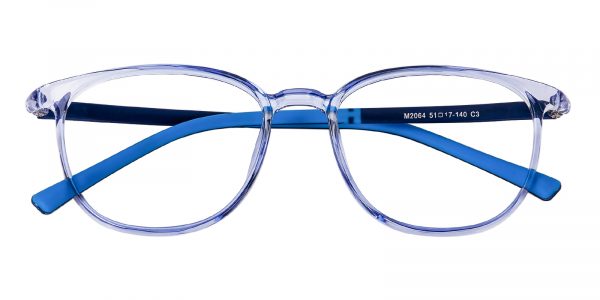 Women's Rectangle Eyeglasses Full Frame TR90 Blue - FP1958