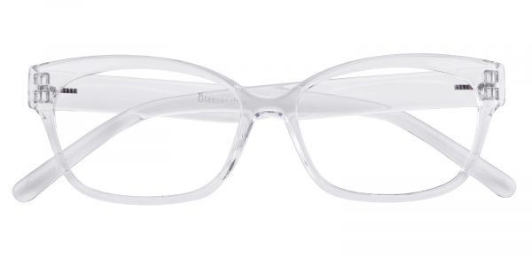 Women's Rectangle Eyeglasses Full Frame TR90 Crystal - FP1769