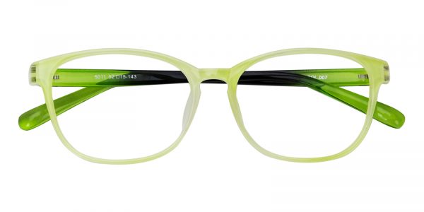 Women's Rectangle Eyeglasses Full Frame TR90 Green - FP2003
