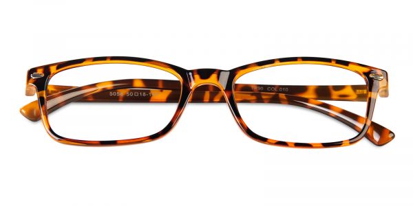 Women's Rectangle Eyeglasses Full Frame TR90 Tortoise - FP1362