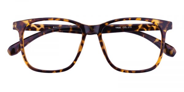 Women's Rectangle Eyeglasses Full Frame TR90 Tortoise - FP1643