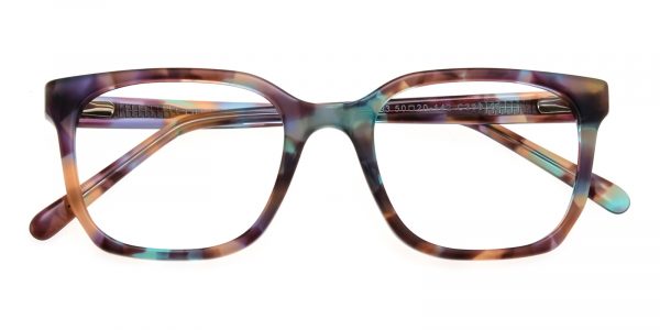 Women's Square Eyeglasses Full Frame Plastic Multicolor - FZ1250