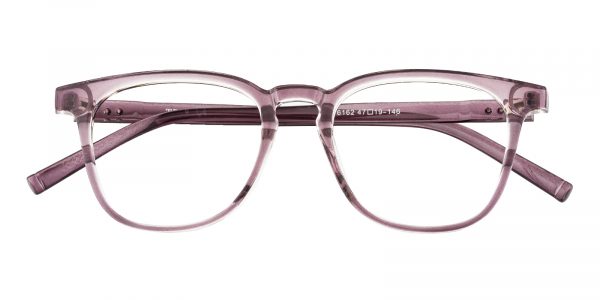 Women's Square Eyeglasses Full Frame TR90 Purple - FP1834